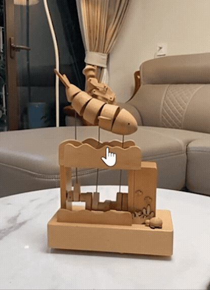 Whale Rider Automaton Sculpture